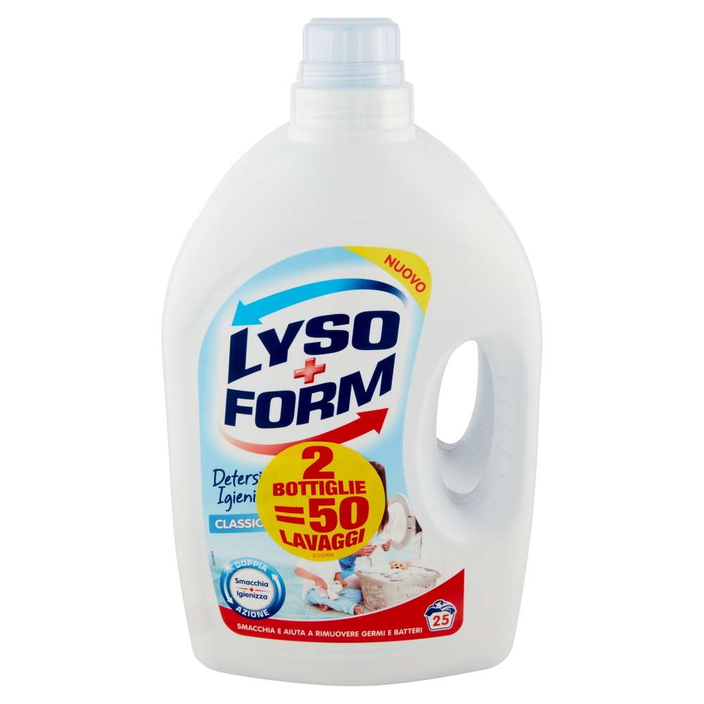 Lysoform Detersivo Igienizzante Classico 2 x 1,625 L